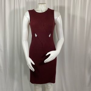 Rib midi dress